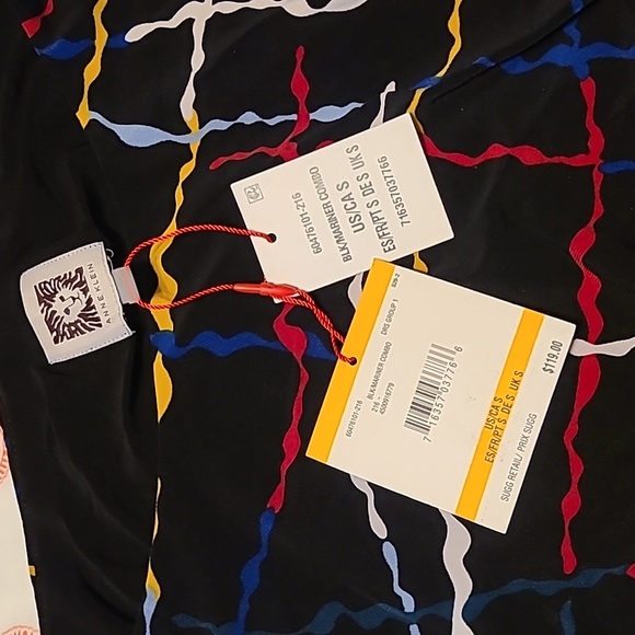 Anne Klein women's small  Faux-Wrap sleeveless knee length dress NWT - Picture 5 of 11